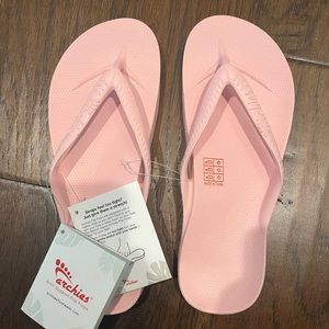 Pink Arch Support Flip Flops - "Archies" Womens size 7